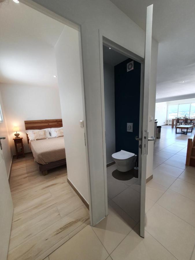 Pinel Superbe Appartement En Residence Vue Mer Cul de Sac Buitenkant foto